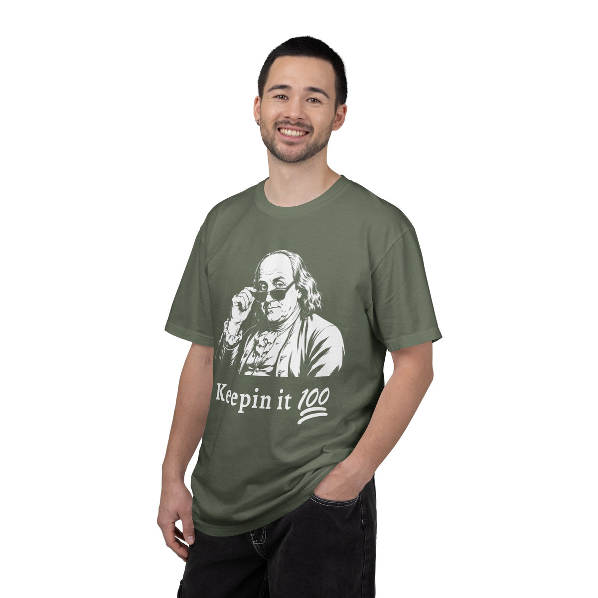 Benjamin Franklin - Keepin' it 100 Graphic Tee