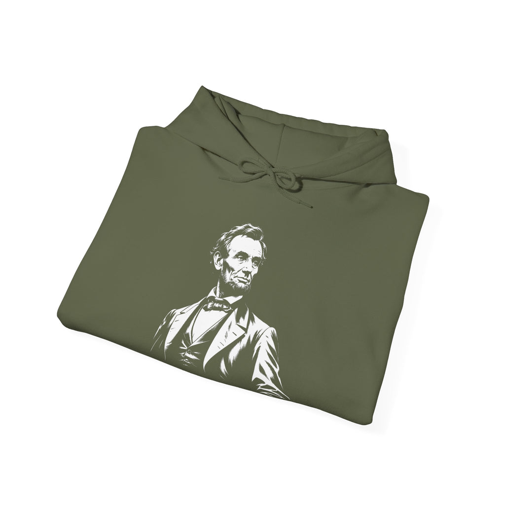 Abraham Lincoln "No Cap" Hoodie — Funny Historical Meme Sweatshirt