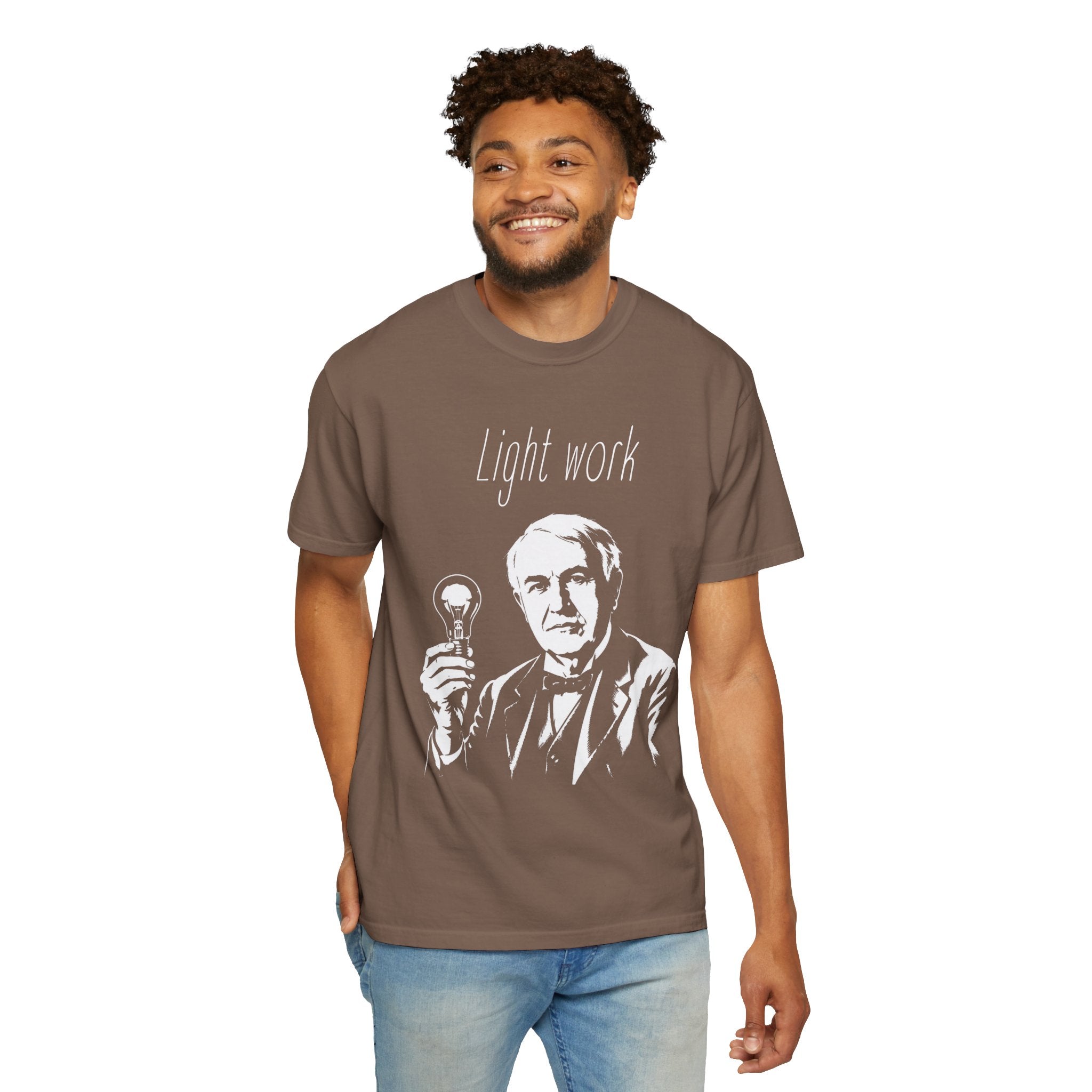 Light Work T-Shirt — Edison Bulb Graphic Tee