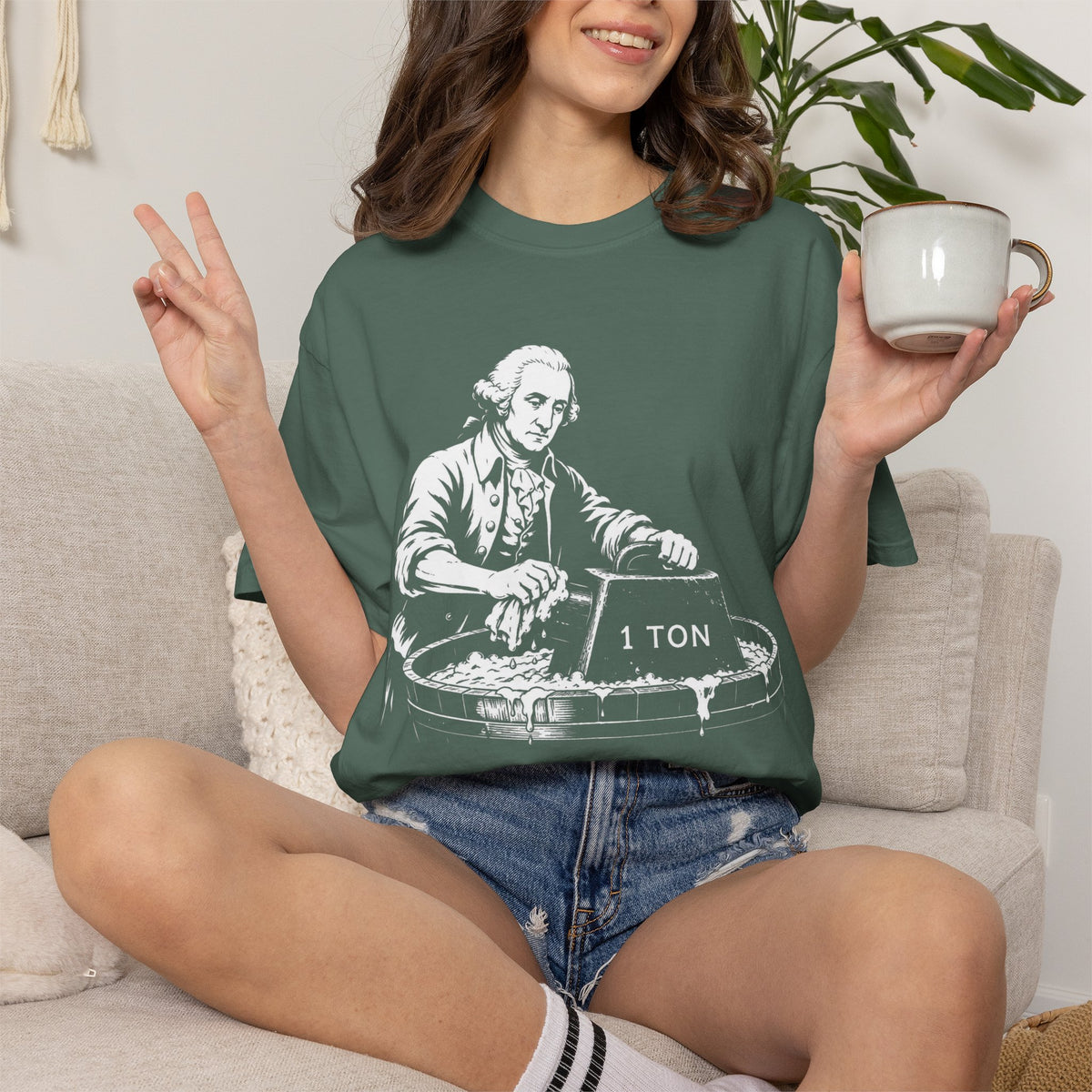 George Washington - Washing a ton Graphic Tee