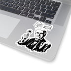 Light Work Sticker — Vintage Edison Illustration Laptop Decal