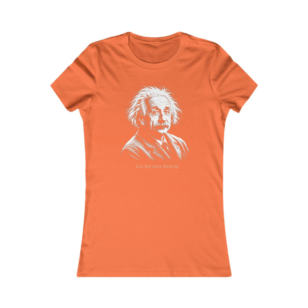 Albert Einstein | Low Key Aura Farming Women's Graphic Tee