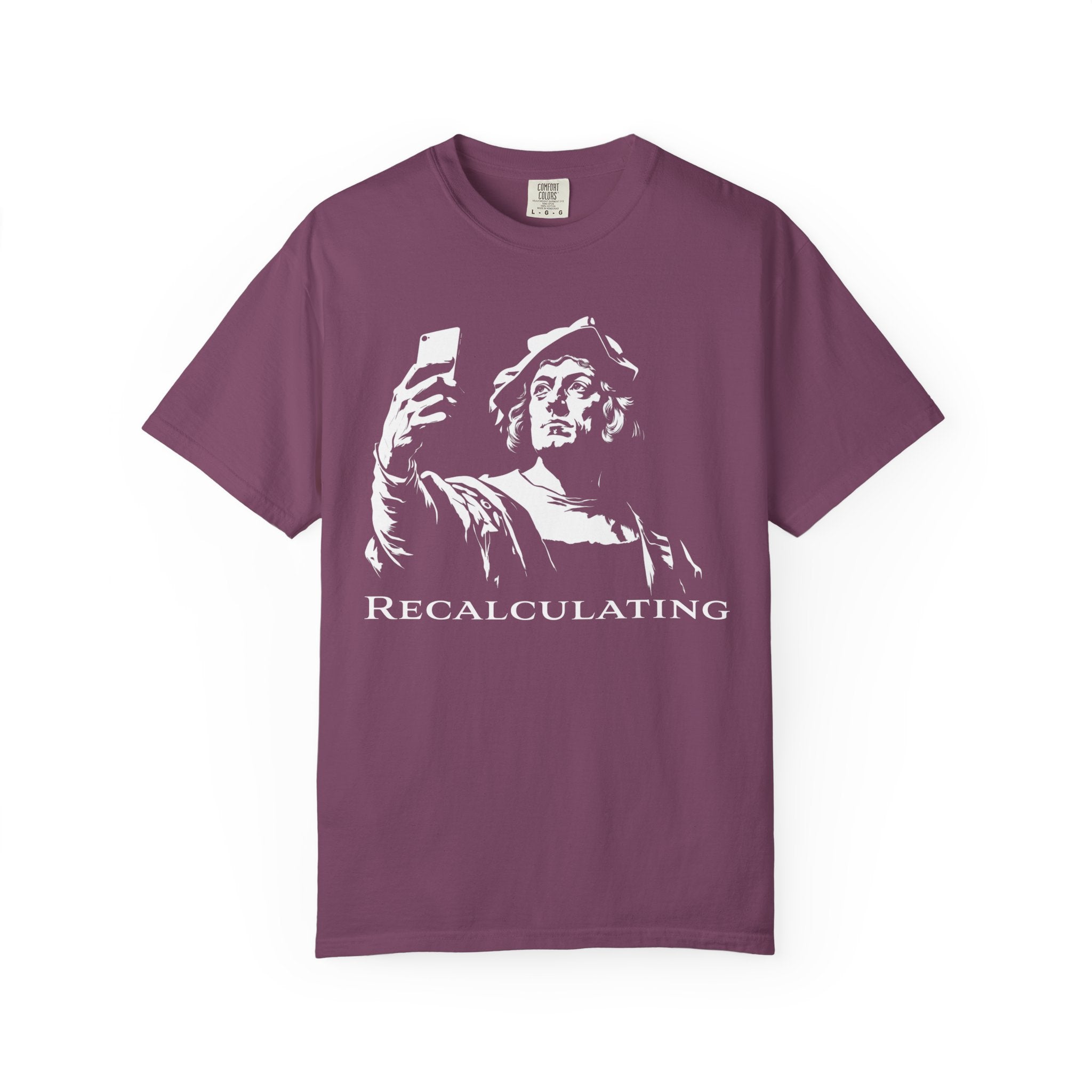 Vintage Classical 'Recalculating' T-Shirt (Christopher Columbus)