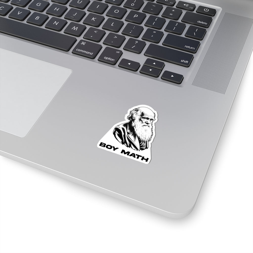 BOY MATH — Charles Darwin Sticker