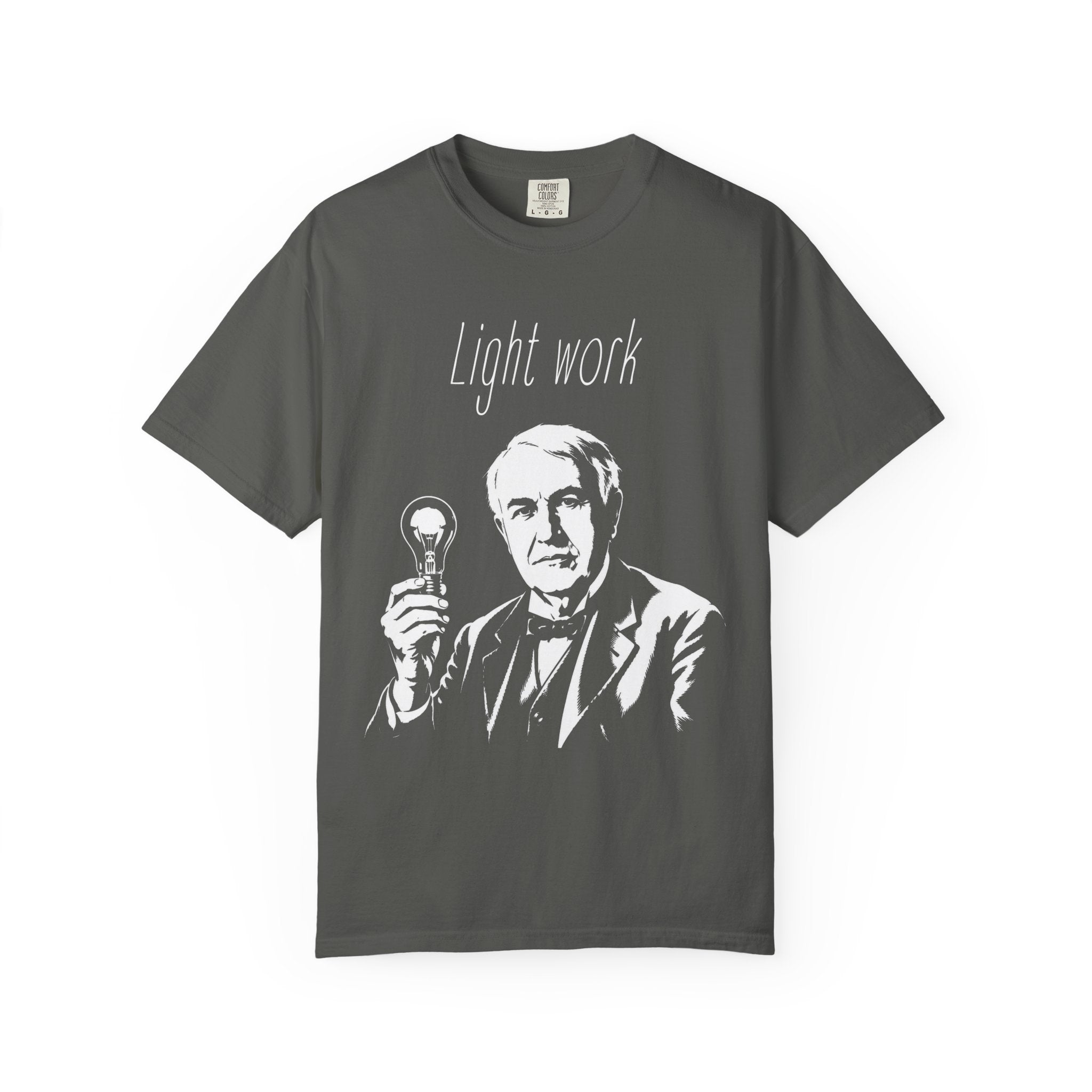 Light Work T-Shirt — Edison Bulb Graphic Tee