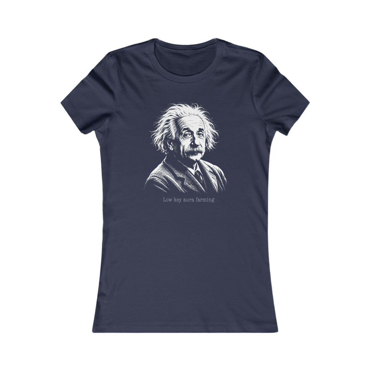 Albert Einstein | Low Key Aura Farming Women's Graphic Tee