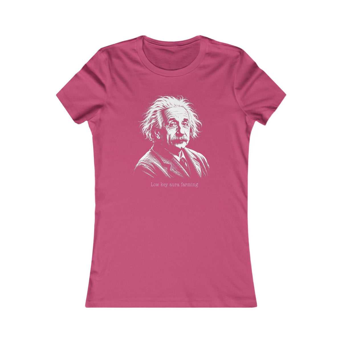 Albert Einstein | Low Key Aura Farming Women's Graphic Tee