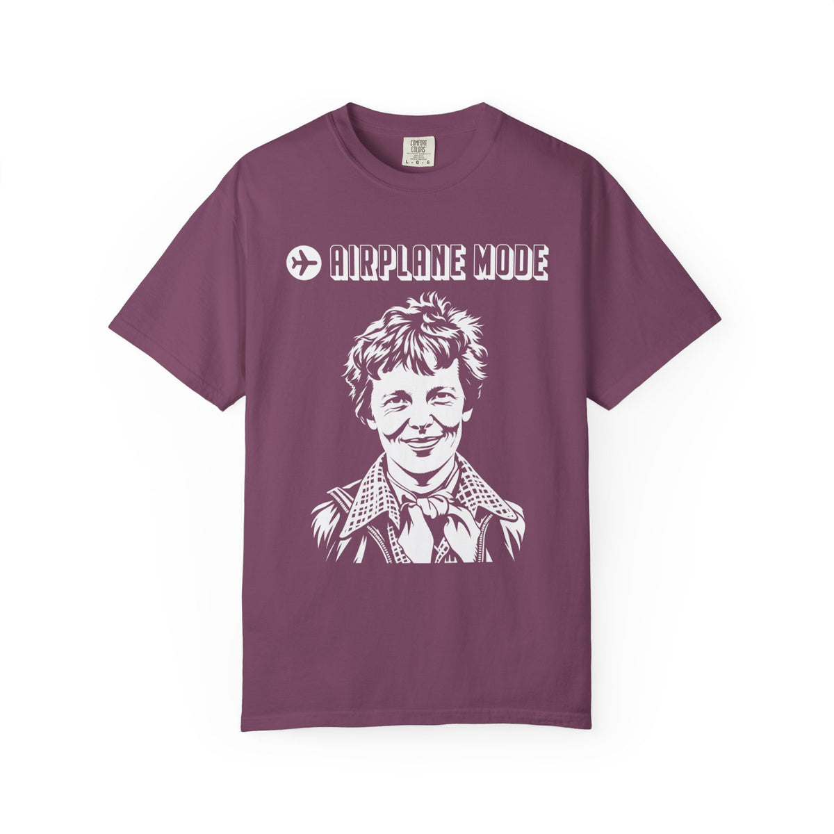 Amelia Earhart - Airplane Mode Graphic Tee