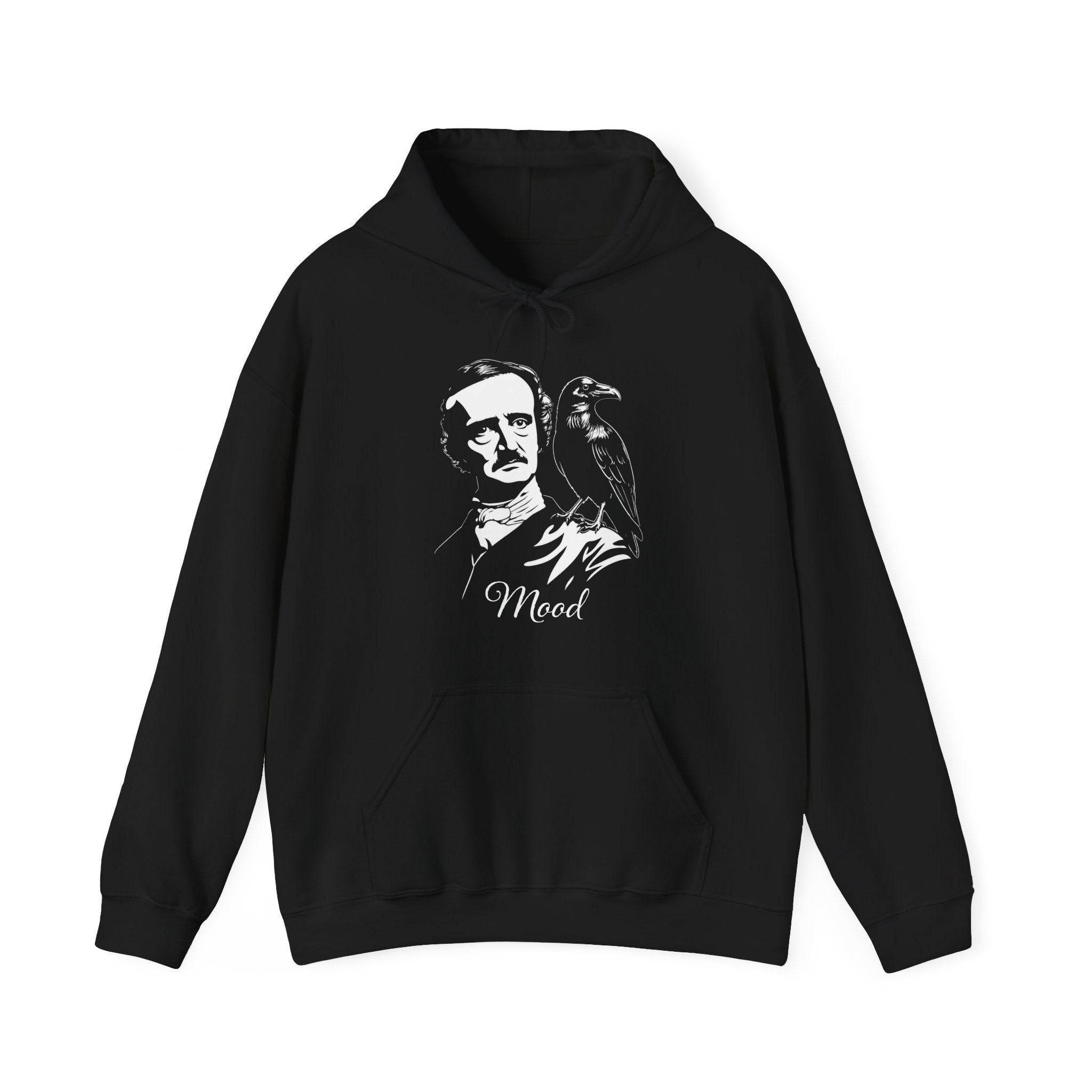 Edgar Allan Poe Raven Hoodie — Gothic 'Mood' Literary Sweatshirt