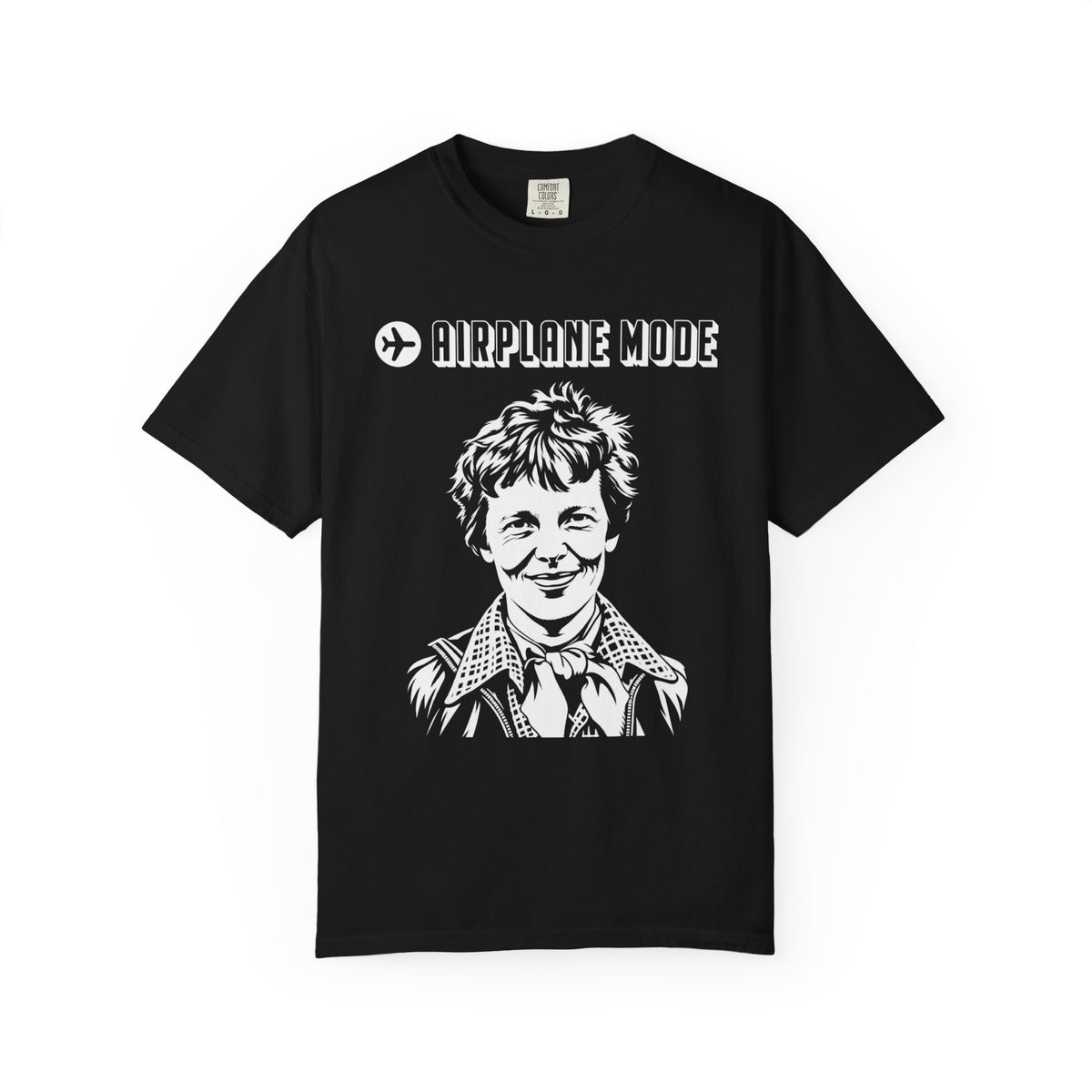 Amelia Earhart - Airplane Mode Graphic Tee