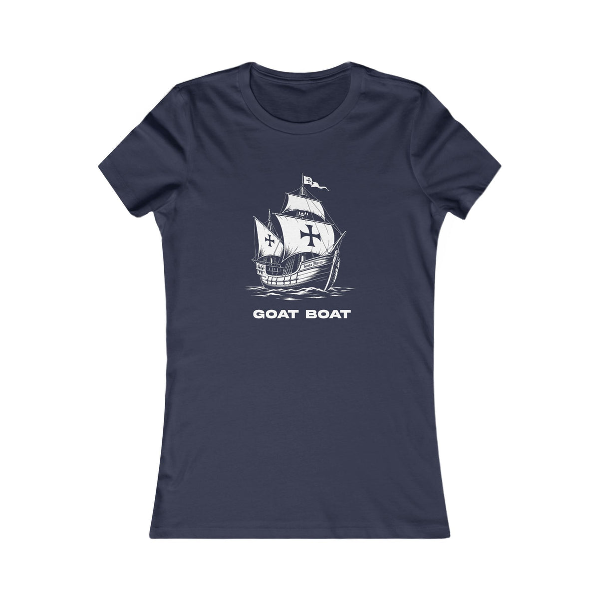 Christopher Columbus | Santa Maria Goat Boat Women's Graphic Tee