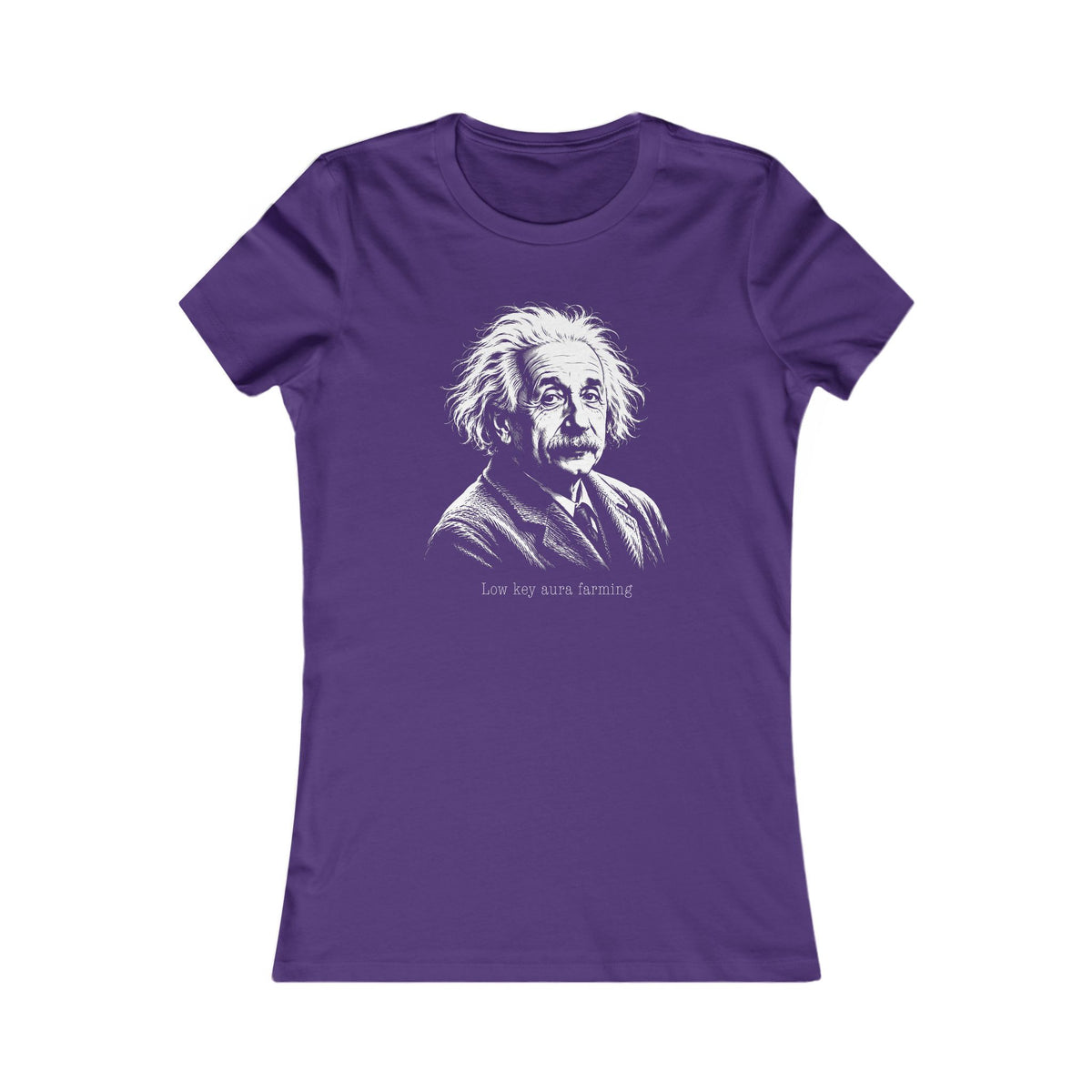 Albert Einstein | Low Key Aura Farming Women's Graphic Tee