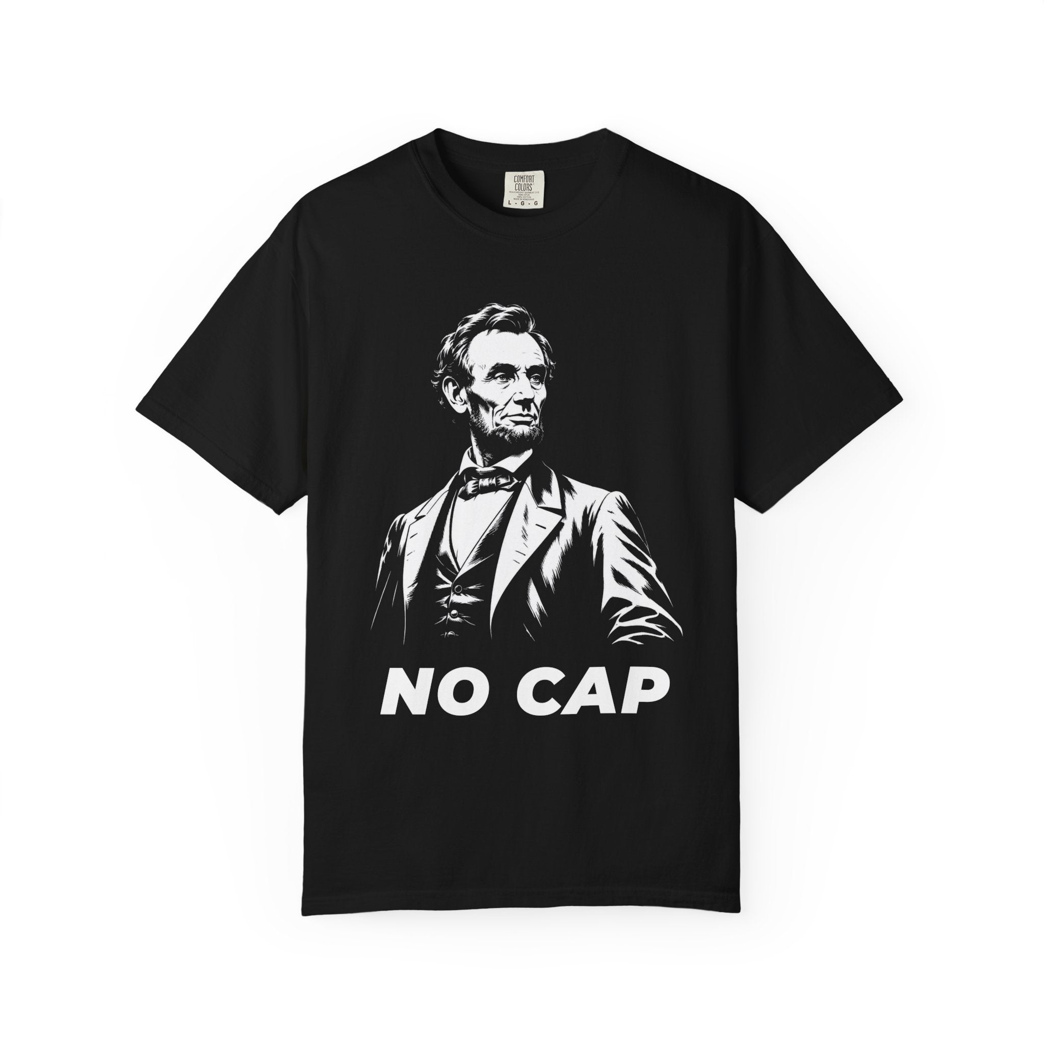 Abraham Lincoln “No Cap” Graphic T-Shirt