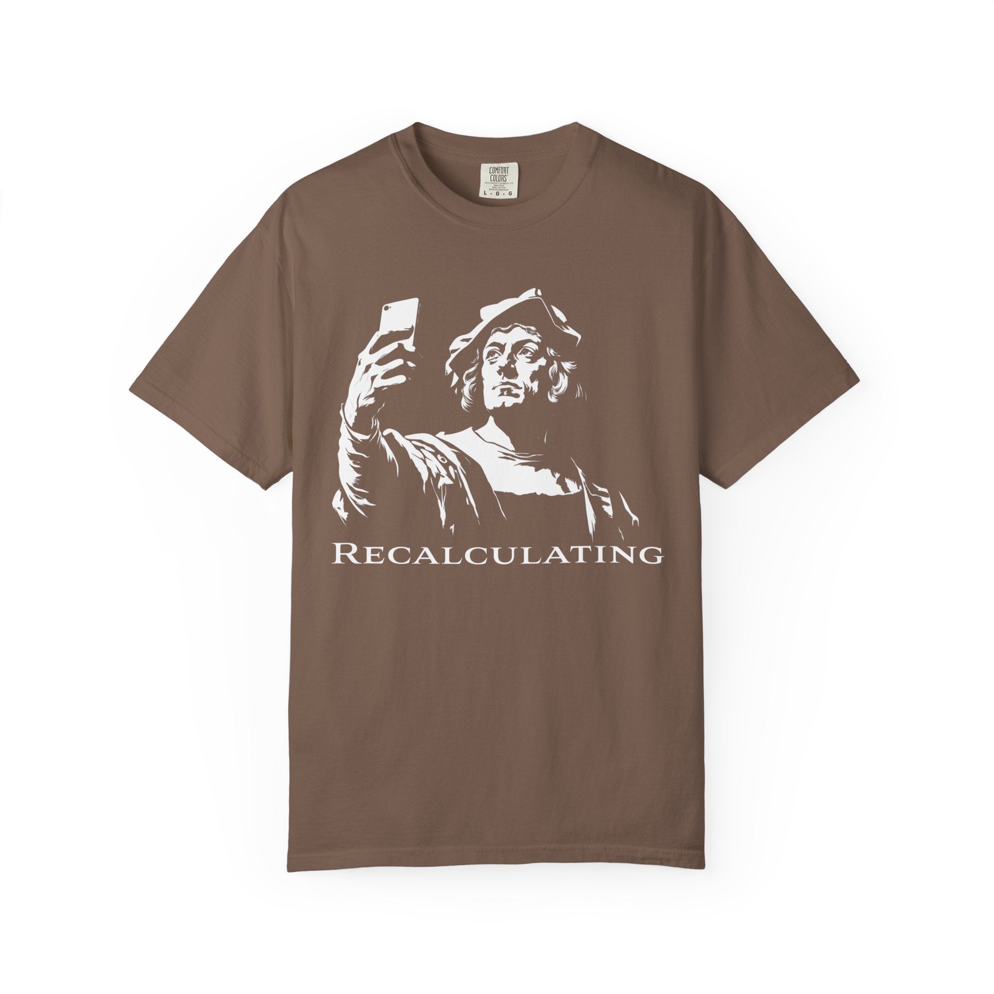 Vintage Classical 'Recalculating' T-Shirt (Christopher Columbus)