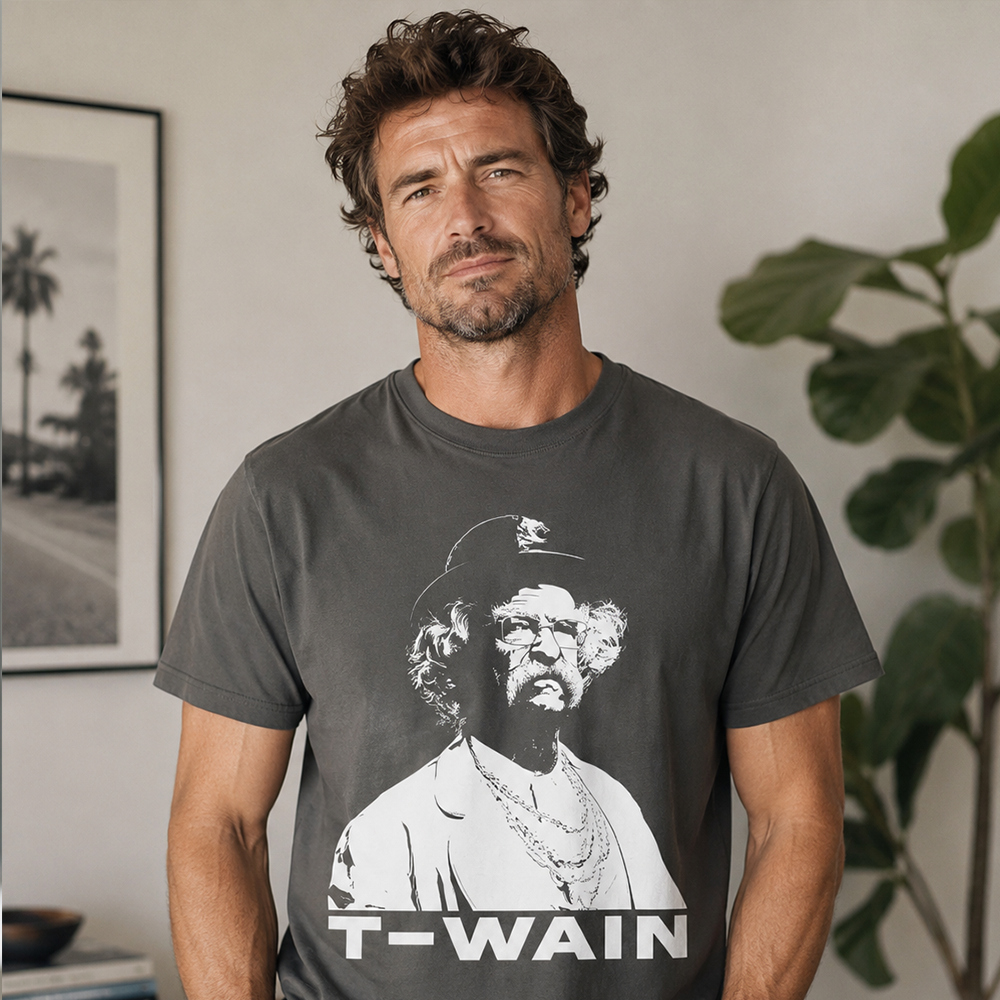 'T-WAIN' Vintage Mark Twain Graphic Tee