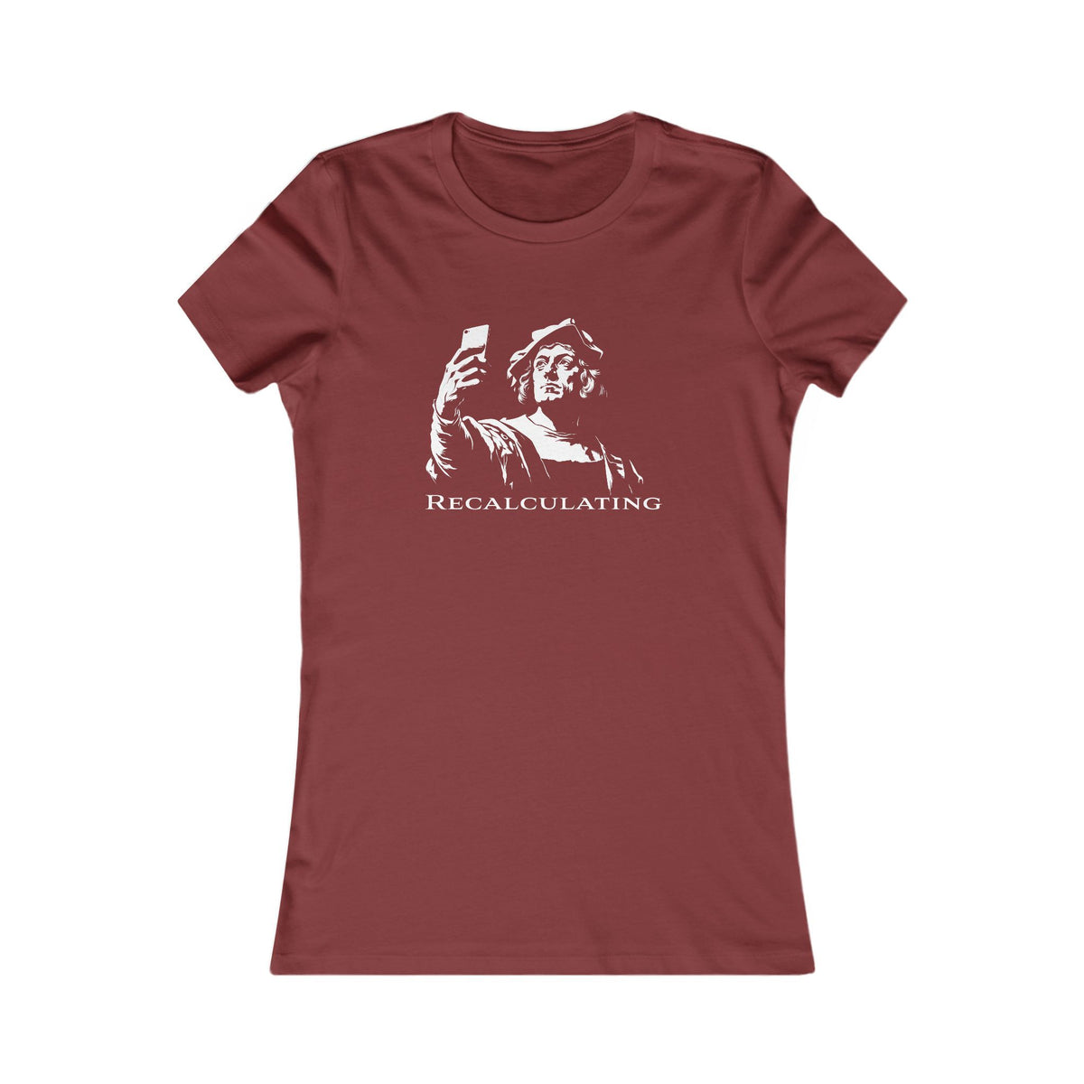 Christopher Columbus | Recalculating Women's Graphic Tee