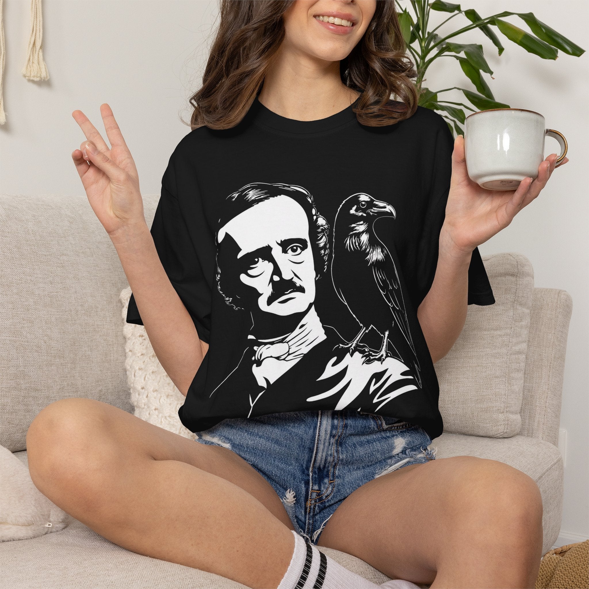 Edgar Allan Poe Raven "Mood" T-Shirt