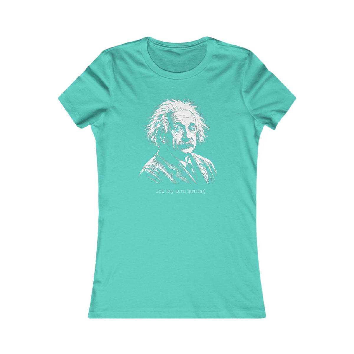 Albert Einstein | Low Key Aura Farming Women's Graphic Tee