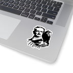 Edgar Allan Poe 'Mood' Sticker — Gothic Raven Kiss-Cut Decal