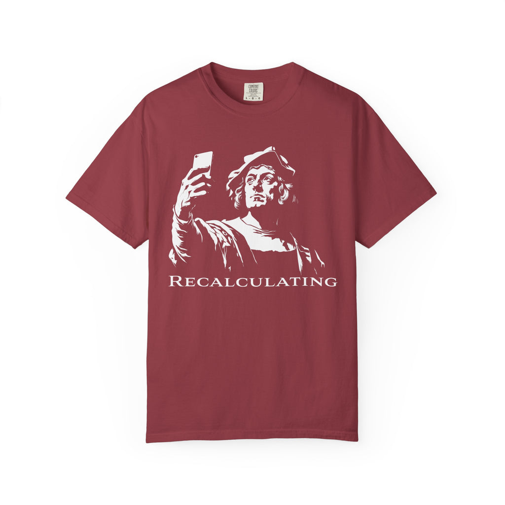 Vintage Classical 'Recalculating' T-Shirt (Christopher Columbus)