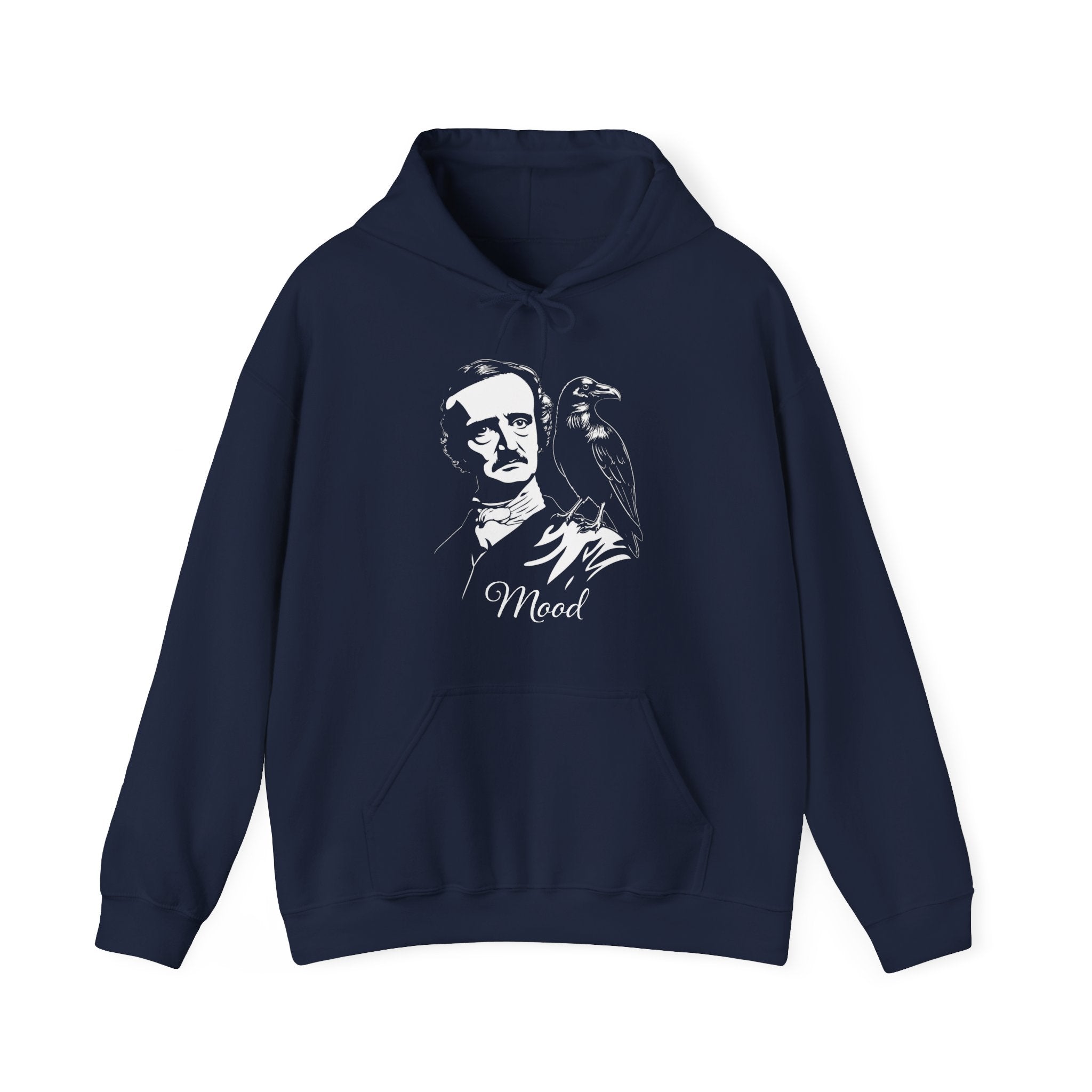 Edgar Allan Poe Raven Hoodie — Gothic 'Mood' Literary Sweatshirt