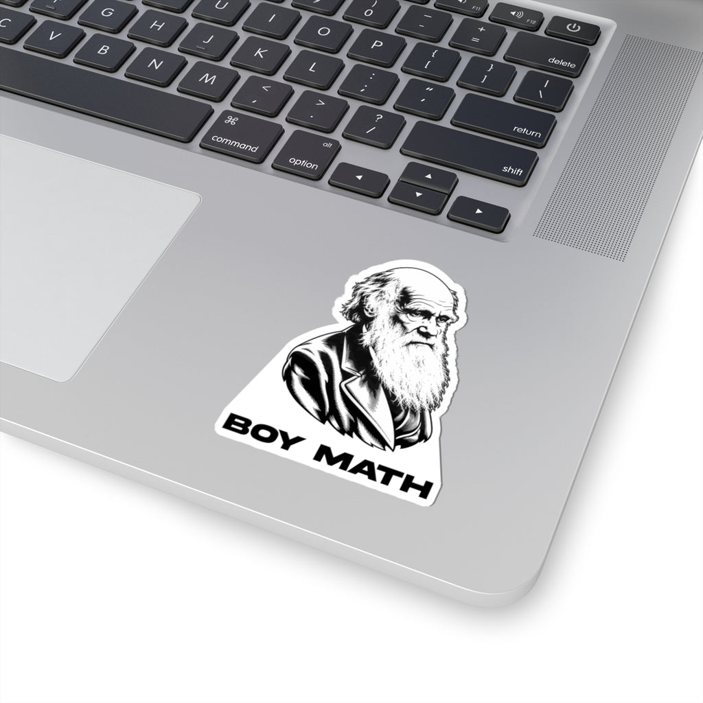 BOY MATH — Charles Darwin Sticker