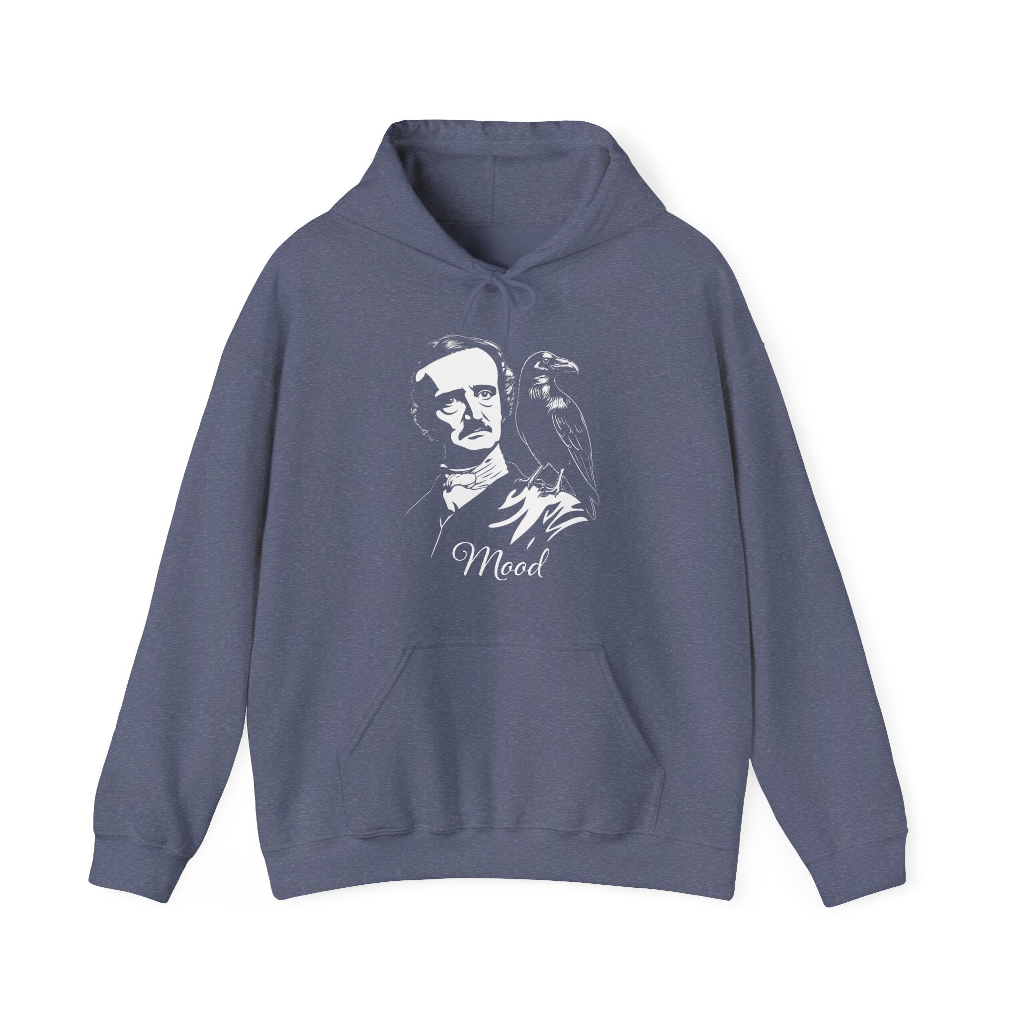 Edgar Allan Poe Raven Hoodie — Gothic 'Mood' Literary Sweatshirt