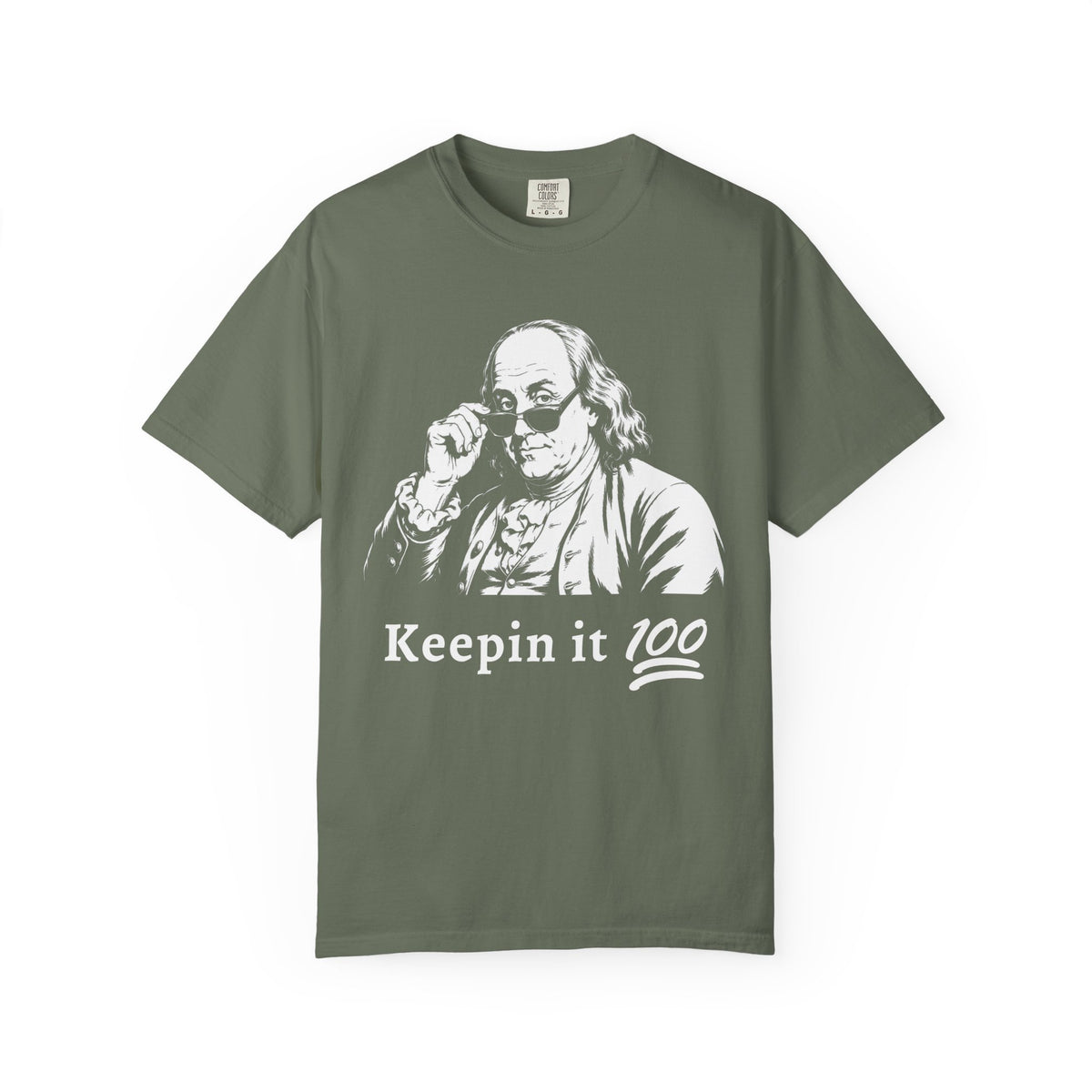Benjamin Franklin - Keepin' it 100 Graphic Tee