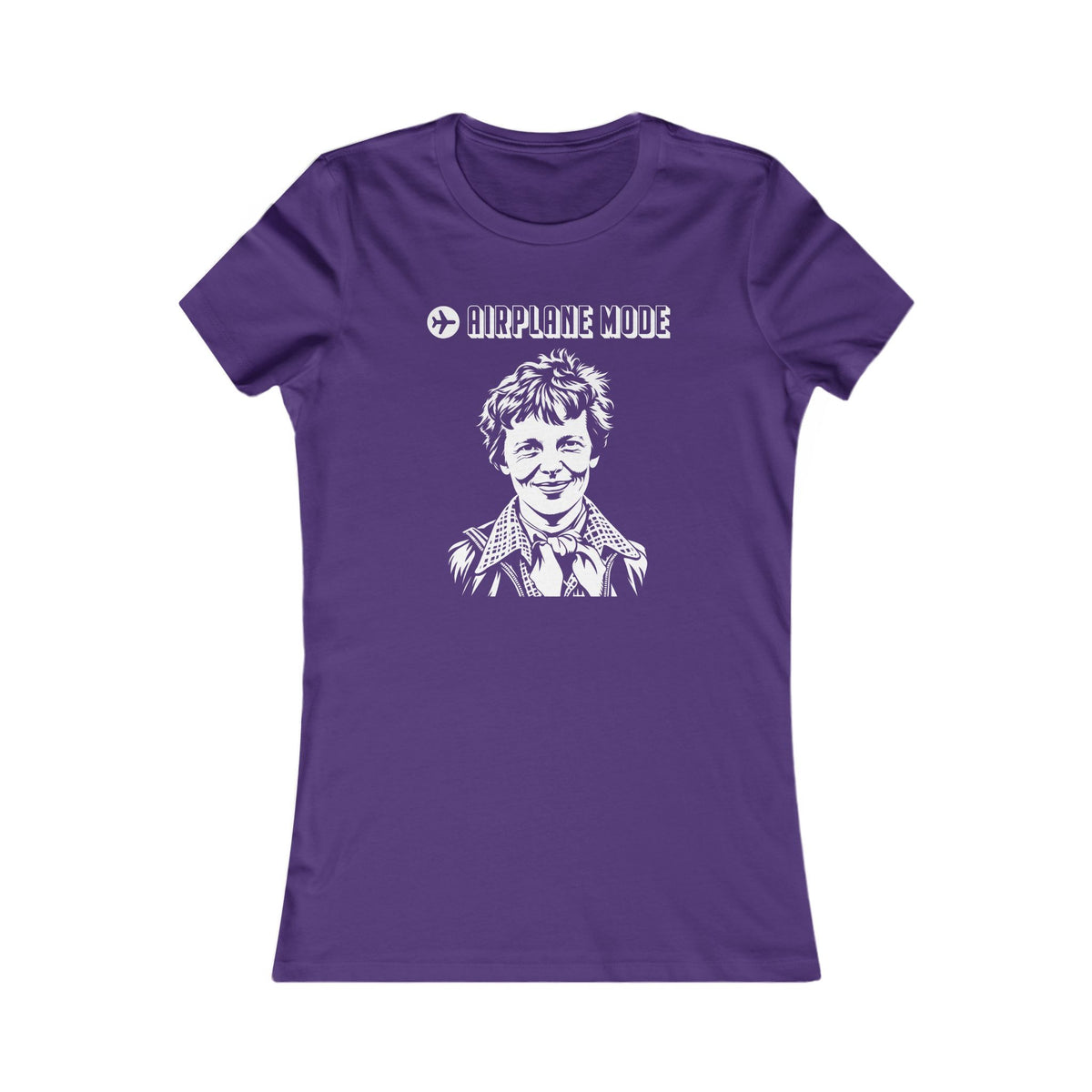Amelia Earhart | Airplane Mode Women's Graphic Tee