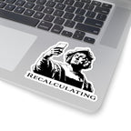 Recalculating Sticker — Columbus with GPS Vinyl Kiss-Cut Sticker