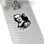 Edgar Allan Poe 'Mood' Sticker — Gothic Raven Kiss-Cut Decal