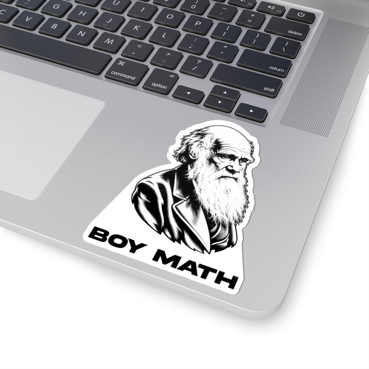 BOY MATH — Charles Darwin Sticker