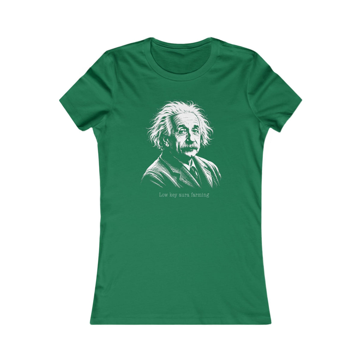 Albert Einstein | Low Key Aura Farming Women's Graphic Tee
