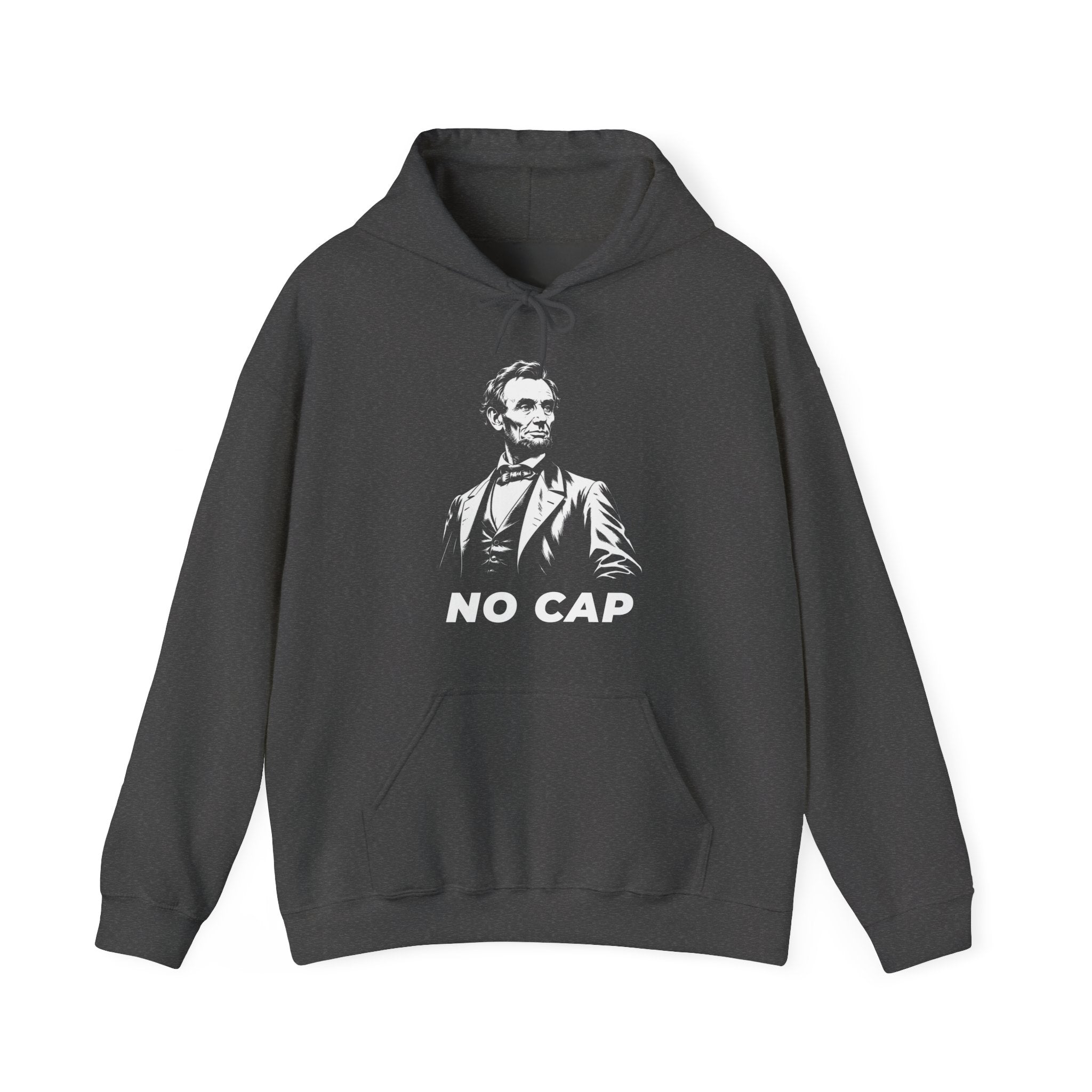 Abraham Lincoln "No Cap" Hoodie — Funny Historical Meme Sweatshirt